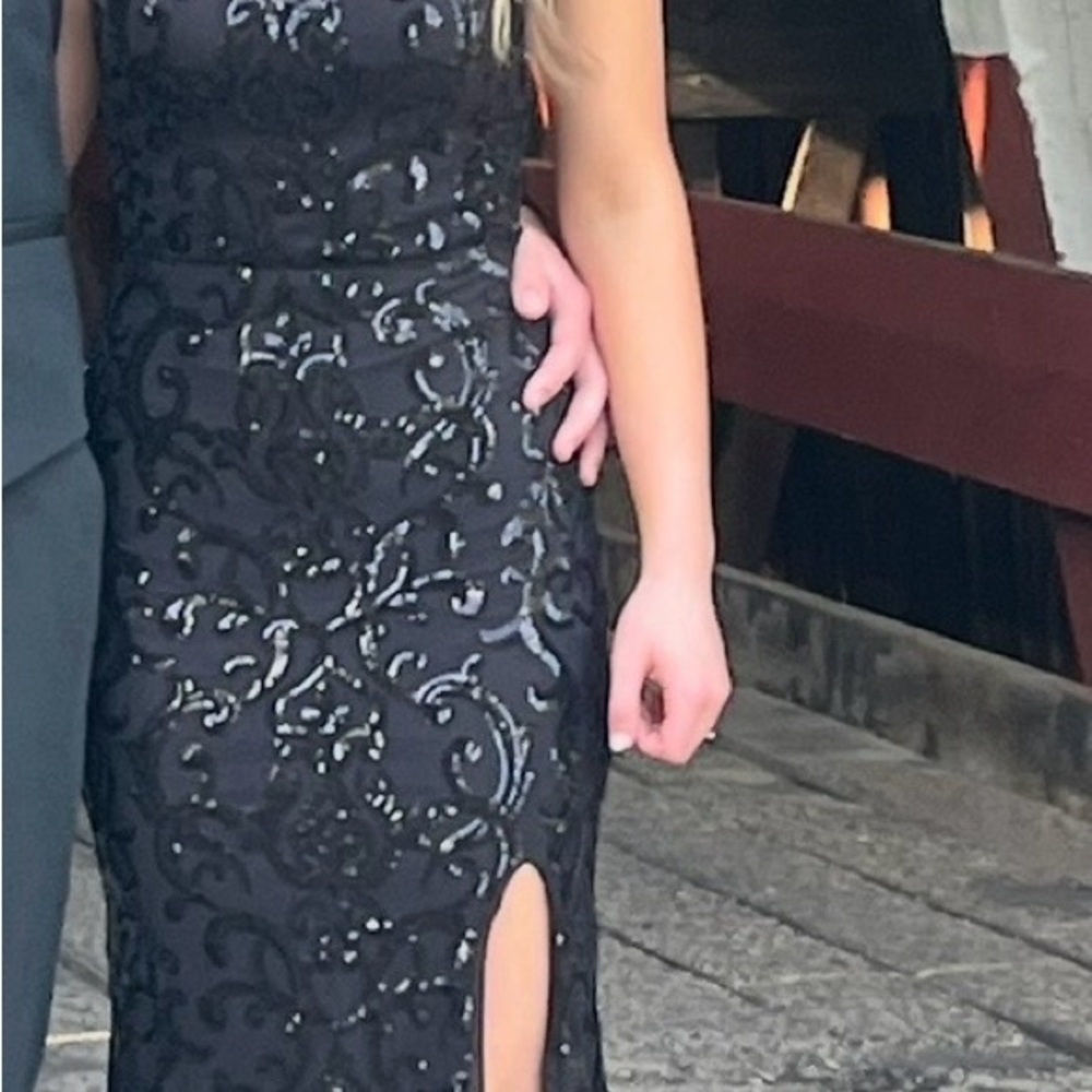 Elegant Black Lace Prom/ Homecoming Dress